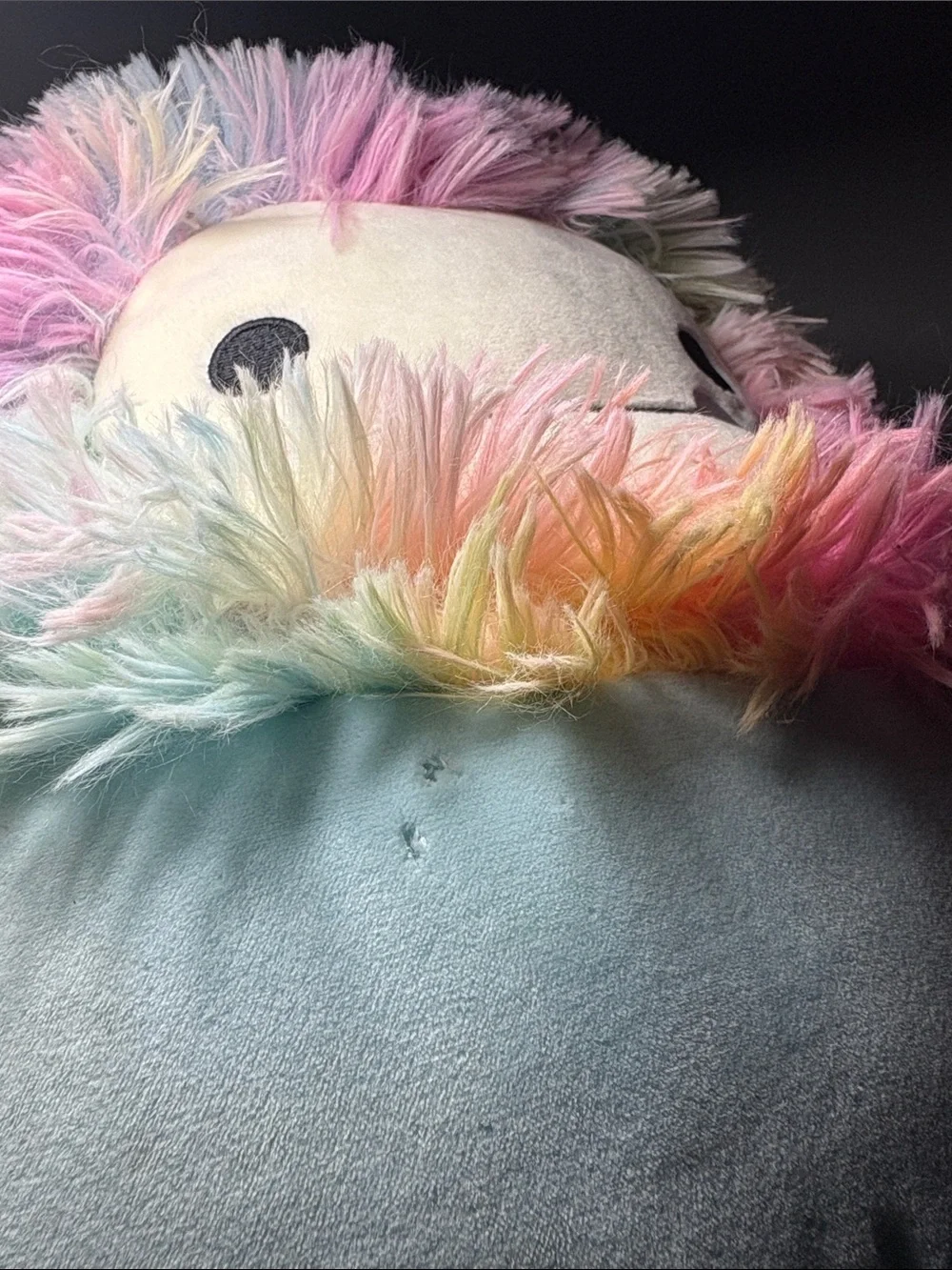 Zozo the Bigfoot Fuzzy-Head Blue Body Squishmallow Toy BEE HAPPY🐝 - Picture 7 of 10